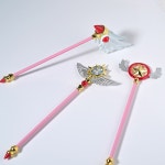 카드캡터 체리 사쿠라 지팡이 닭봉 마법봉 코스프레 별봉 소품 : 18번가로