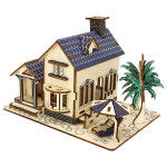 MAME DIY 미니어처 나만의스터디룸 별이빛나는방 회전목마 휴양지속펜션 : 메이크잇스토어