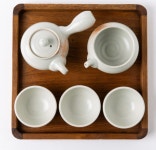 생활의향기 국내산 도자기 3인 다기세트 다도세트  다관 숙우 찻잔 3개 : 생활의 향기