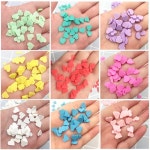 공예품용 사랑스러운 다채로운 하트 슬라이스 폴리머 핫 클레이 스프링클, DIY 슬라임 소재 네일 스티커, 전화 장식: 9mm, 50g : 연호커머스