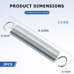YRZHKS 732-04629 스프링, 73204629를 컵 생도 라이딩 모우어로 교체, : 하운박스