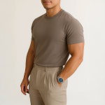 남자 기본 베이직 무지 머슬핏 반팔 스판 티 셔츠 총 14컬러 : 제네라 ZENELA