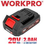 워크프로 20V 2.0AH 배터리 WP395003 20볼트 Li-ion : 종합철물공구마트