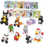 산골소년 애니멀 랜드 블럭 호환 어린이 동물 미니 조립 완구 놀이 답례품 선물 : 산골소년