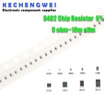 500pcs 1% 0402 SMD 저항기 0R ~ 10M 116W 0 1 10 100 150 220 330 ohm 1K 2.2K 4.7K 10K 100K 0R 1R 10R 100R : 레드종합상사6