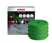 소낙스 폼 패드 그린 85mm(3.3인치/미디엄) 3인치 중벌 광택패드 4개입 : 디테일링