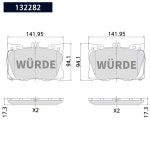 벤츠 X253 GLC43 AMG  앞 브레이크 패드 뷔르데 0004207900 : 오픈파츠