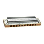 호너 마린 밴드 1896 황동 본체 곡면 커버 측면 통풍구가 있는 디아토닉 하모니카(스테 : 이지딜러