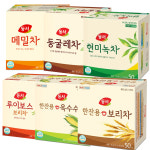 동서식품 50T 현미녹차+ 메밀차+ 둥글레차+ 루이보스+ 한잔용보리차+ 한잔용옥수수차 : 성실한오피스