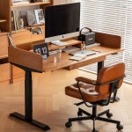 리프팅 책상 테이블 높이조절 학생 모터 높이 100x60cm 싱글 80x40 공부 : 구호몰