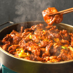 팔팔닭갈비 춘천 닭갈비 닭다리살 캠핑 음식 500g, 10개 : 홍익상회