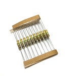 탄소 필름 저항 5%, 1W, 1M, 1.2M, 1.5M, 2M, 3 M, 1 1.2 1.5, 2 3 Mohm, 0.1R-10M, 20 개 : 레드종합상사6
