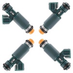 인젝터 ECCPP 4pcs 고성능 12홀 키트 195500 4390은 알티마 2 5L 센트라 2002 2003 2004 2005 2006용으로 : 로웰웹