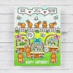 찍판 행복한 부활절 하트 트리 바구니 Smoothies 주스 DIY Scrapbooking을위한 클리어 스탬프 다이 어머니의 카드 만들기 : 커넥트유통몰