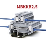 MBKKB 2 5 더블 레이어 나사 클램프 DIN 레일 터미널 블록 키트 세트 : 왕대박이네