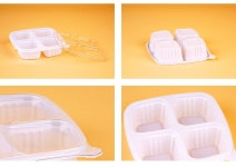 (100개세트) JH 소스컵 네칸 일회용 소스용기 반찬포장 : 국대포장산업