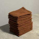 면 카페행주 바리스타 커피 식당 업소용 물수건 순면 1개, 44cm, 브라운 : UH홈데코스토어