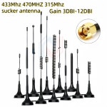 433Mhz 470MHZ 315M SMA Male 무선 모듈 무 지향성 LORA 빨판 안테나 RG174Smart 미터 판독 시스템 고 이득 12DB : 소이물류