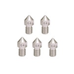 ANYCUBIC 4max Pro 2 0 스테인리스 스틸 노즐 3D 프린터 부품 5 개 0.4mm : 분당플렉스37