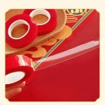 빨간 필름 나노 테이프 양면 접착 10mm 20mm, 사무실 학교 가정 축하 용품 F7268, 1 개 : 바림무역