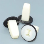 Worldgolden 자동차 리테이너 센터 필러 나사 크기 리테이너 혼다 #91620-SR2-003(91620SR2003) 10 개 : jjcompanyy