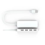 노트북 PC 컴퓨터 키보드 마우스 충전기용 4포트 USB 3.0 데이터 허브 확장 분배기 어댑터 : 넘버원배송