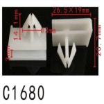 로커 패널 몰딩 클립 쉐보레 말리부 04-On GM 11589176 20 100 500x : jjcompanyy