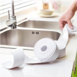 실리콘 방수 테이프 물에 강한 곰팡이 세면대 싱크대 타일 욕실 화장실 방수 테이프 4개 : 연아 상점