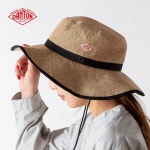 DANTON 라피아스타일 버킷 모자 DT-H0343PLS 사파리 밀집모자 베이지 : 앤조이재팬