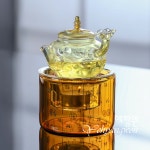 [다도 워머] 예향원 핸드메이드 컬러 글라스 티 스토브 티워머 E-10465 : 예향원