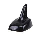 자동차 외부 안테나 커버 장식 실버 블랙 화이트 에어리얼 트림 링 5.3x6x8.5cm : 케이제이92