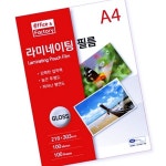 100mic 필름 라미네이팅 권) 필름(A4 코팅소모품 100매 59WB5FCCB : 엠케이에이치엠