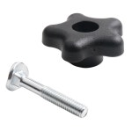 Toro 핸들 손잡이 및 나사 볼트 용 2pcs 106 4161 및 92 2260 2025 교체 용 나사가있는 새 손잡이 112 8876 및 17 9421 부품 2pcs... 