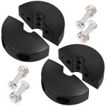 Yaocom 2, 스프링 구동 에어 호스 릴 조절 가능 교체 부품용 접이식 스토퍼 설정 고무 범퍼 1/2 ID 0.75인치에서 0.87인치 자동 되감기... 