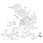 242A 자동차 엔진 오일 팬 볼트 1132210959 11130392549 교체 부품 : 아름드리디자인