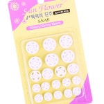 (set)P똑딱이단추(화이트) 수선 옷 흰색 의류 12개 59W1EEBDF : 에이스원무역