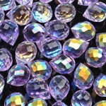 AAA 10mm 반짝 이는면 처리 된 오스트리아 자수정 비즈 유리 스페이서 팔찌 목걸이 귀걸이 만들기 DIY H1422 10x8mm 10pcs : 올인원글로벌