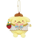 나카지마 산리오 캐릭터 이치고신문 마스코트 폼폼푸린 209849-25 H 14 x W 15 D 10 cm : 로아재팬