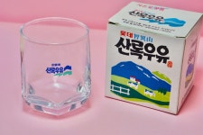 산록우유 레트로컵 빈티지컵 박스포함 홈카페 옛날컵 : 꼬마눈사람