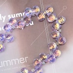 AAA 10mm 반짝 이는면 처리 된 오스트리아 자수정 비즈 유리 스페이서 팔찌 목걸이 귀걸이 만들기 DIY H1422 10x8mm 10pcs : 올인원글로벌