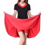 라인댄스복 스커트 치마스포츠 댄스 여성용 연습복 속바지 치마바지 여성 : 글로픽몰2