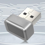 USB 지문 키 리더 FIDO U2F    Windows Hello Anti-Spoofing 미니 소형 360 ° 터치 : 지허브지