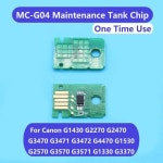 MC-G04 MC G04 유지 보수 탱크 칩 캐논 PIXMA G1330 G3370 G1430 G2470 G3470 G3471 G3472 G4470 폐잉크 박스 칩 : BulkSaver