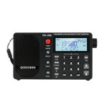 휴대용 라디오 QODOSEN DX 286 AM FM LW SW 디지털 월드 풀 밴드 TEF6686 자동차 칩 포함 : 더퍼스트 스토어