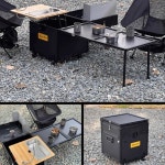 샴페인 모바일 선물 레이어 의자 업소용 상자 책장 주방 작은 와인 15 리무버블 IGT 테이블 추가 : 모아제인