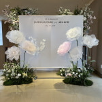 자이언트플라워 웨딩 포토존 브라이덜샤워 결혼식 행사 플라워 대여 웰컴존 꽃장식 : 나풀