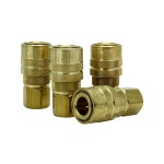 밀턴 S-715-4 1/4인치 FNPT M 스타일 4팩 커플러 : 더바이웨이