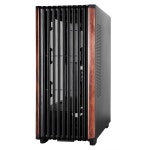 미드 타워 게이밍 PC 케이스 ATX 호두나무 전면 유리 사이드 패널 고풍량 듀얼 챔버 빌드 120MM PWM 팬 ATXMATX미니 ITX 마더보드... 