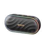 오라이모 스페이스박스 블루투스 스피커, 하비 베이스가 장착된 휴대용 무선 개인화된 조명 효과, 앱 제어, 내장 마이크, 지원 TF 카드, FM... 