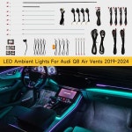 18-24 스타일에 적합 Audi 08 주변 조명 색상 중앙 제어등 : 쟈니몰